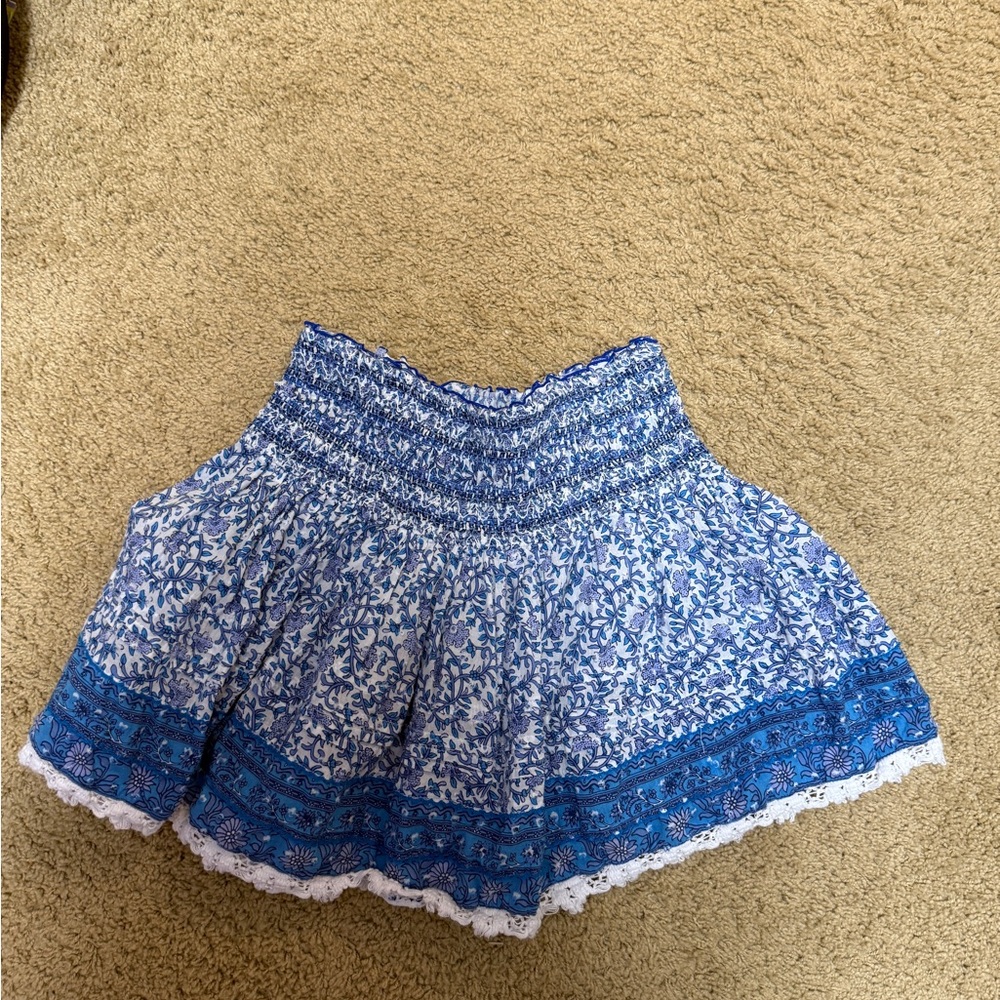 Blue Floral Poupette St Barth Skirt